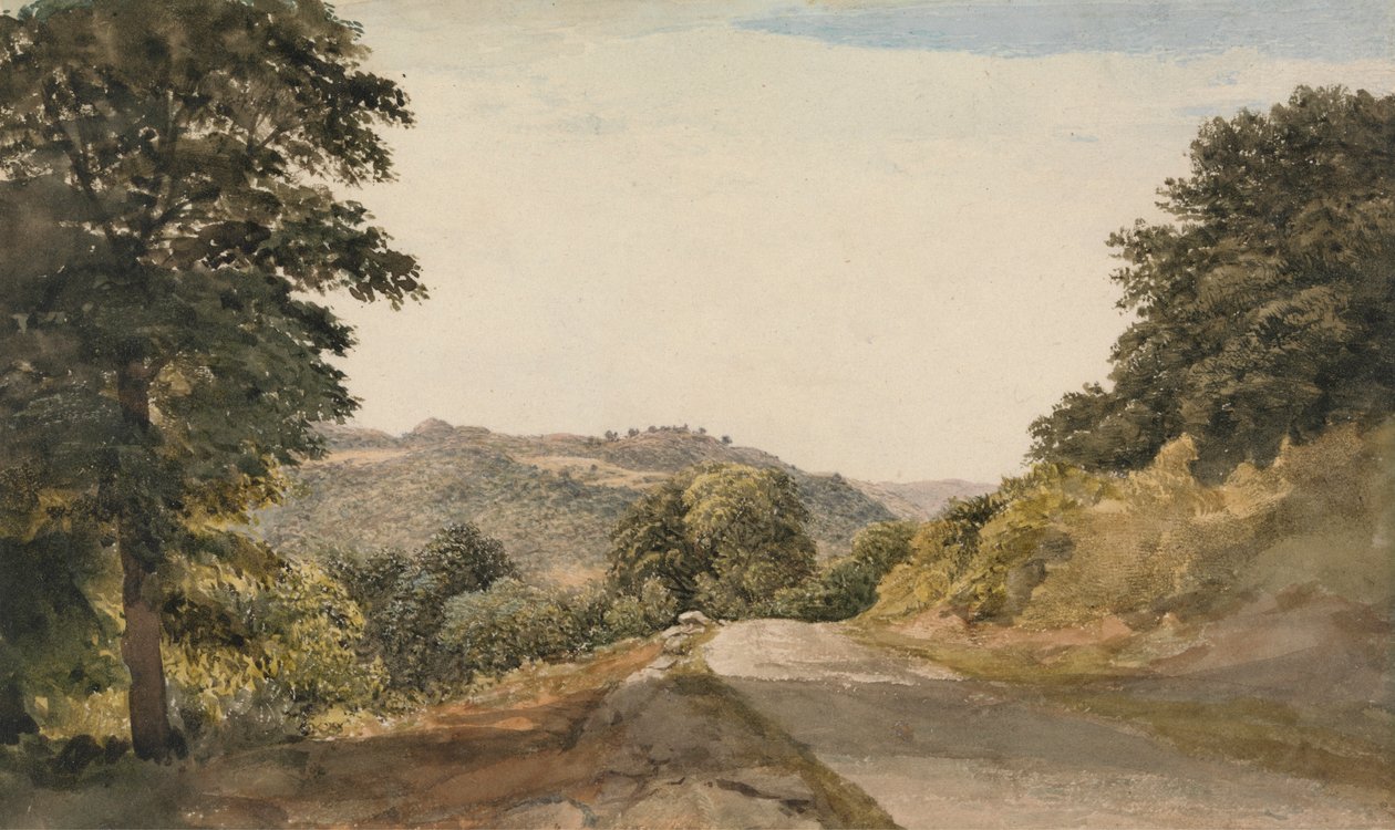En Yorkshire Road af John Glover