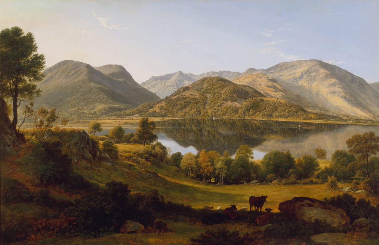 Ullswater, tidligt om morgenen af John Glover