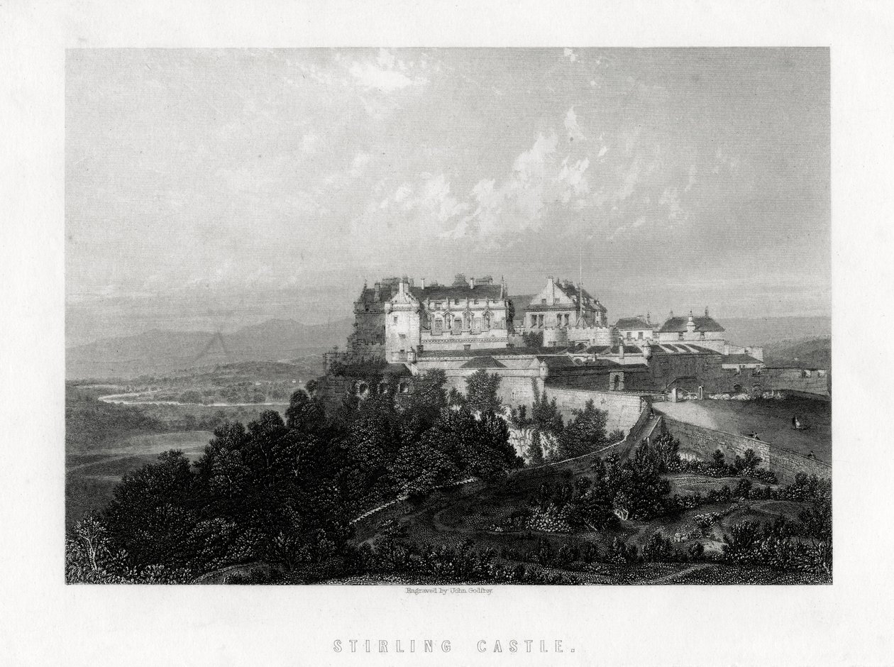 Stirling Castle, Skotland, 1883. af John Godfrey