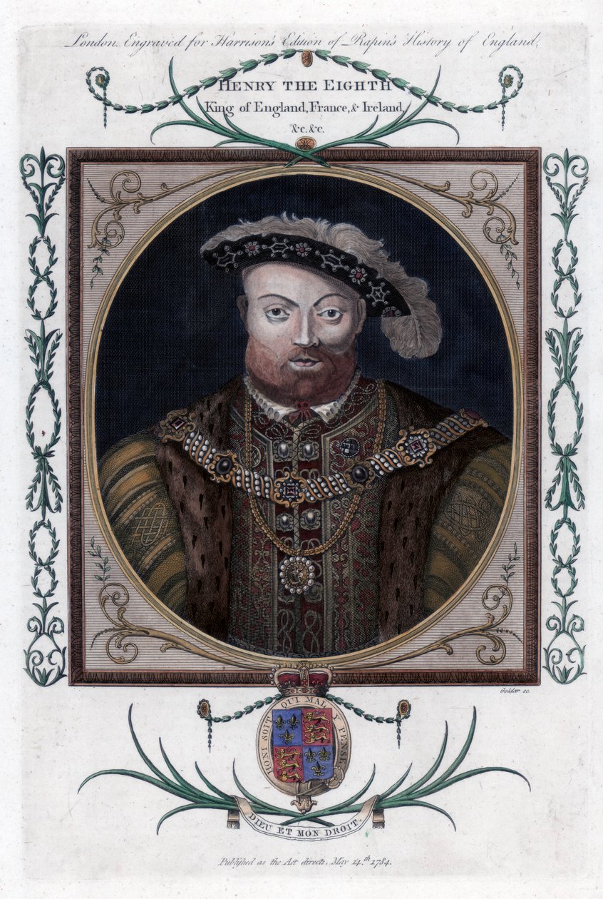 Henrik VIII af England, 1784. af John Goldar