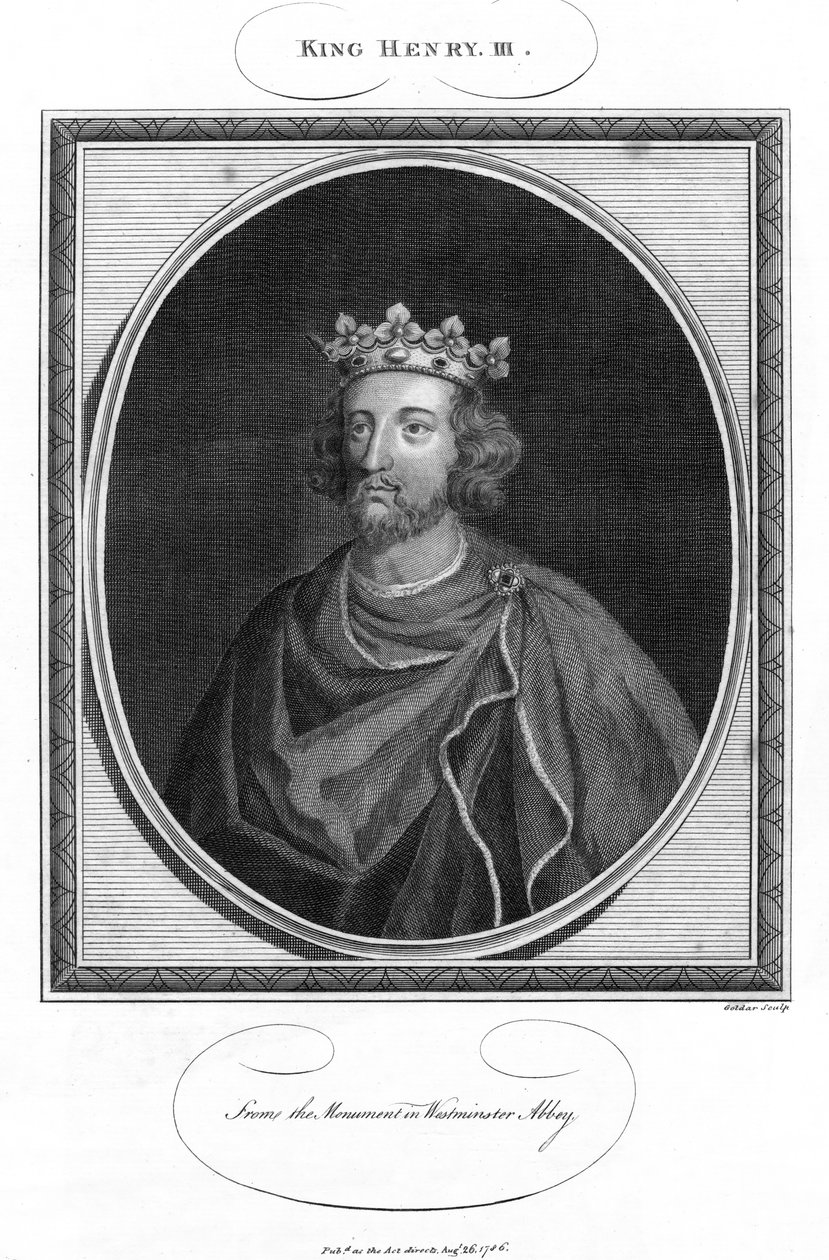 Kong Henrik III, 1786. af John Goldar