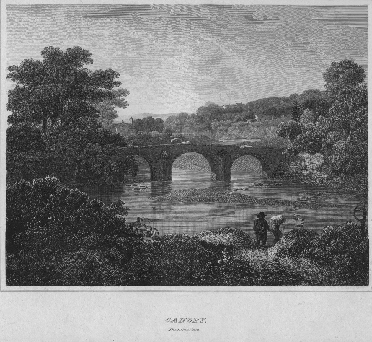 Canonbie, Dumfriesshire, 1814 af John Greig