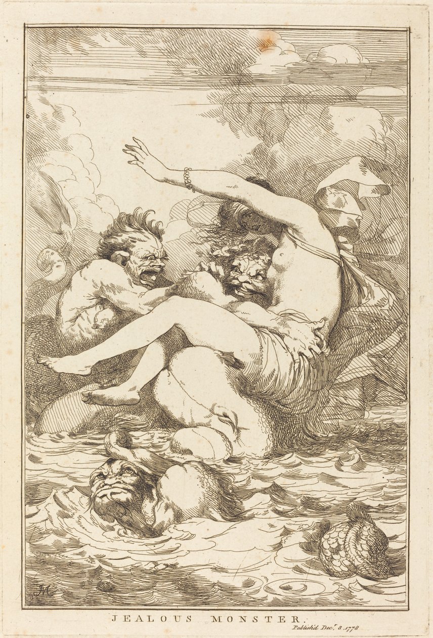 Jaloux monster af John Hamilton Mortimer