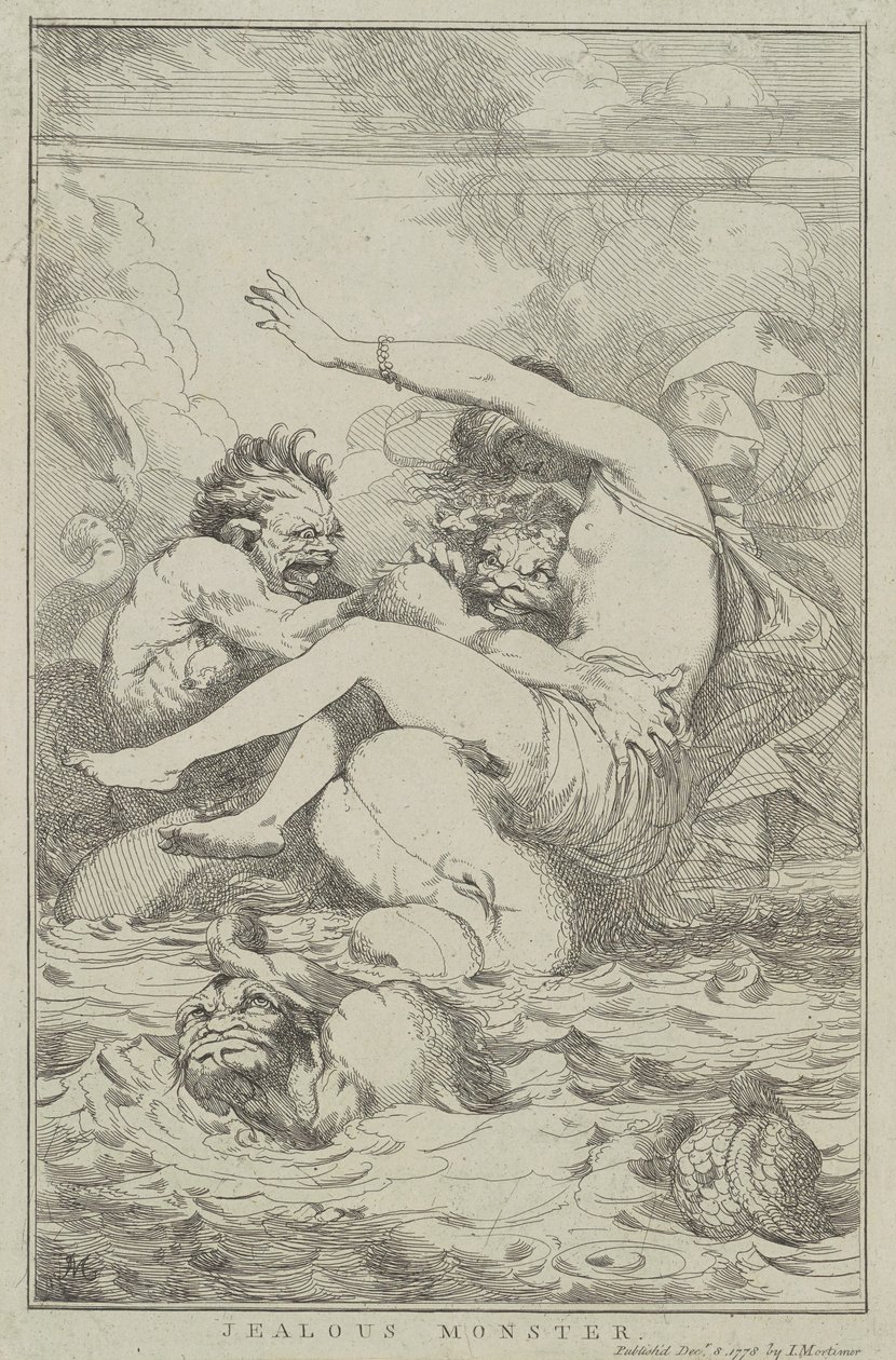 Jaloux monster af John Hamilton Mortimer
