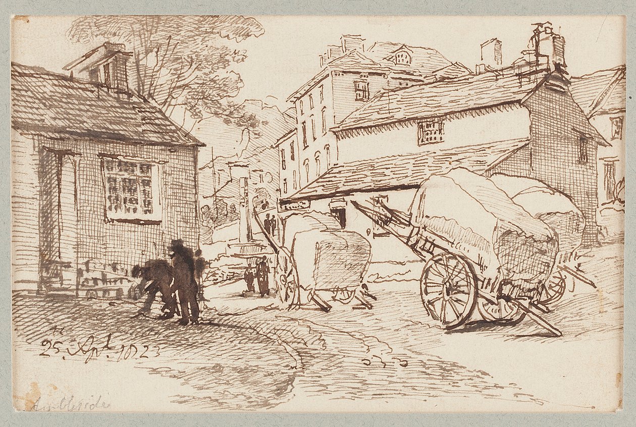 Vogner i Ambleside, Cumbria, 1823 af John Harden