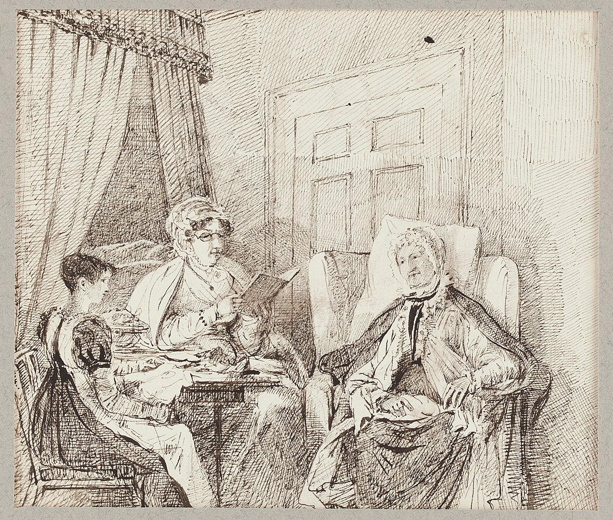 Interiør scene af John Harden