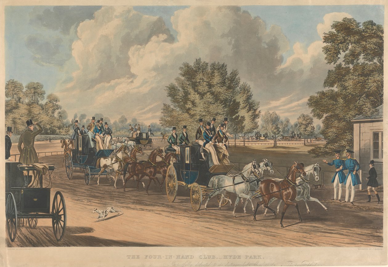Four-in- Hunt Club-Hyde Park. af John Harris