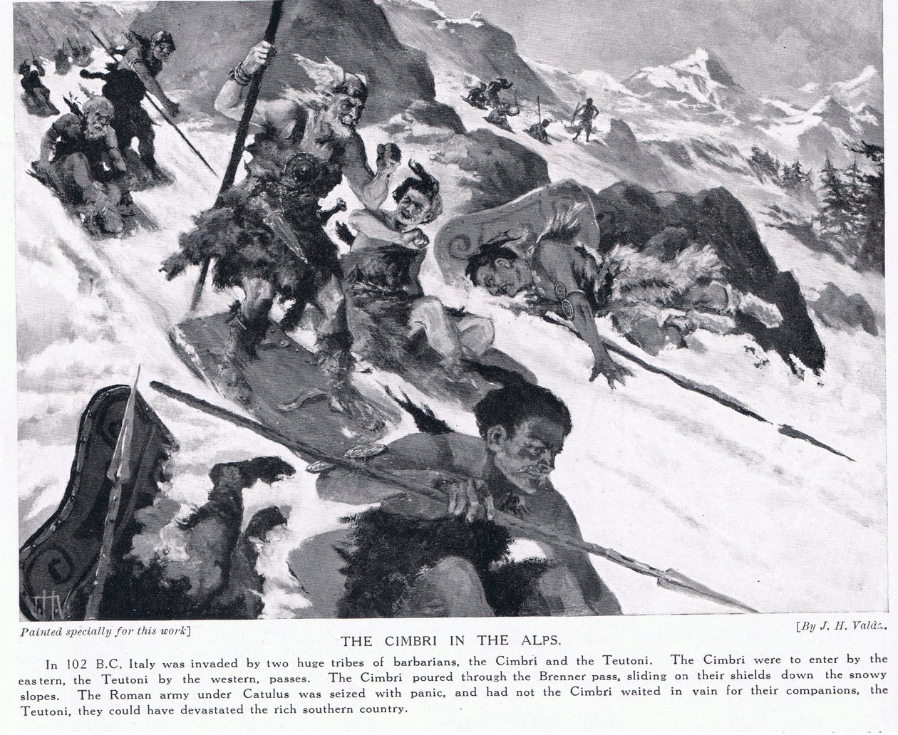Cimbri i Alperne af John Harris Valda