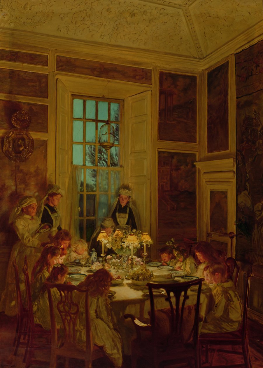 Bedstemors fødselsdag, 1893 af John Henry Lorimer