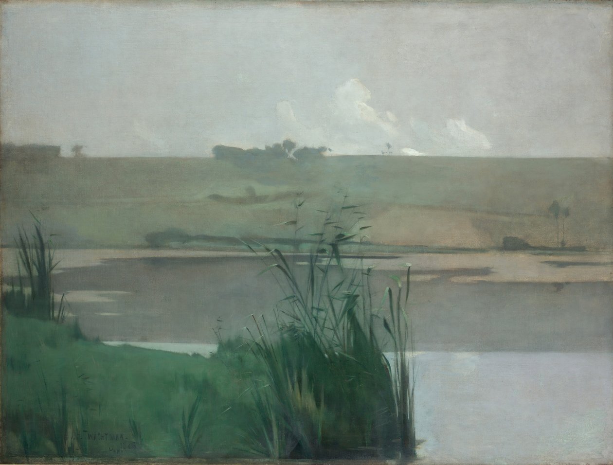 Arques-la-Bataille, 1885. af John Henry Twachtman