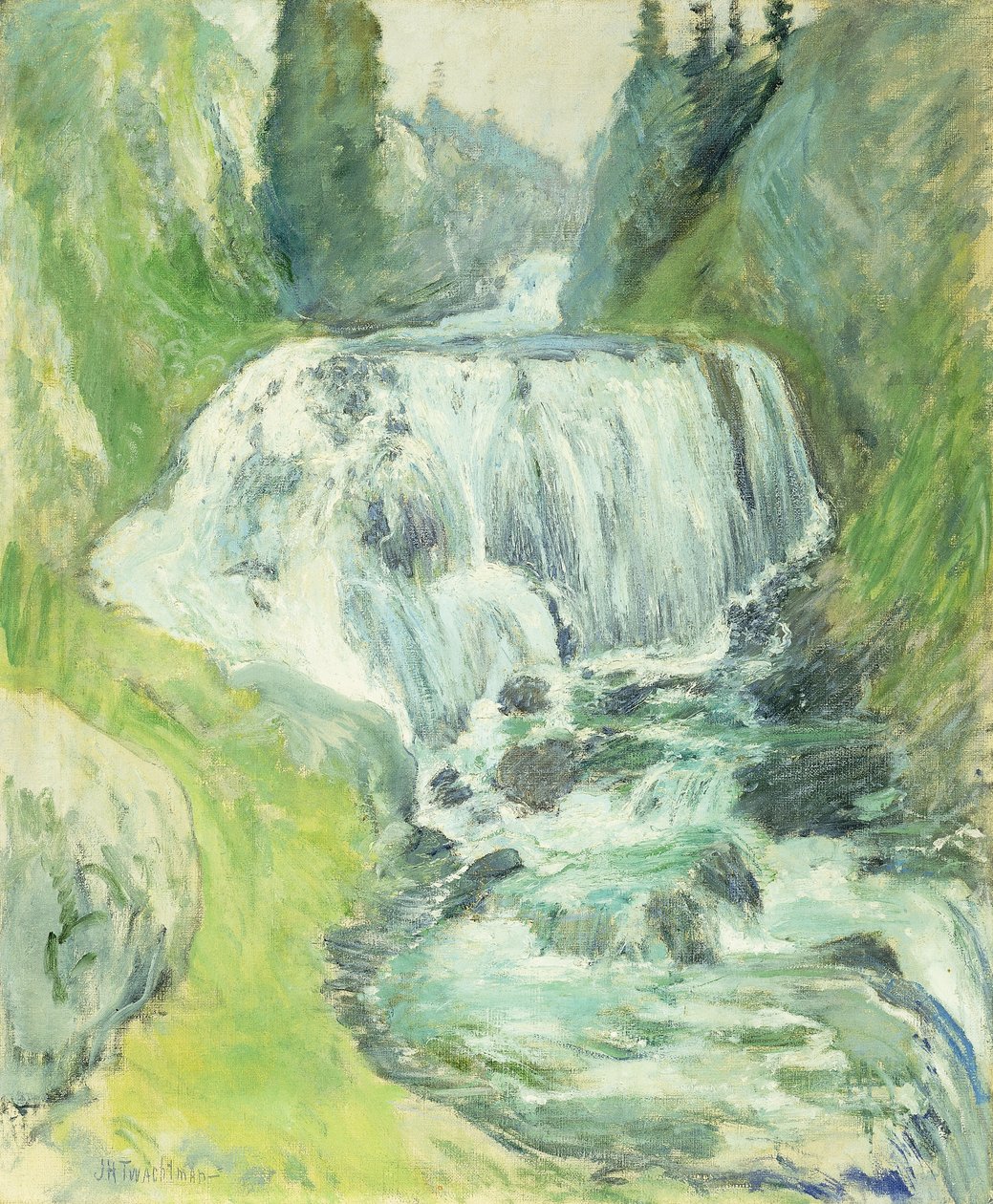 Kaskader, af John Henry Twachtman
