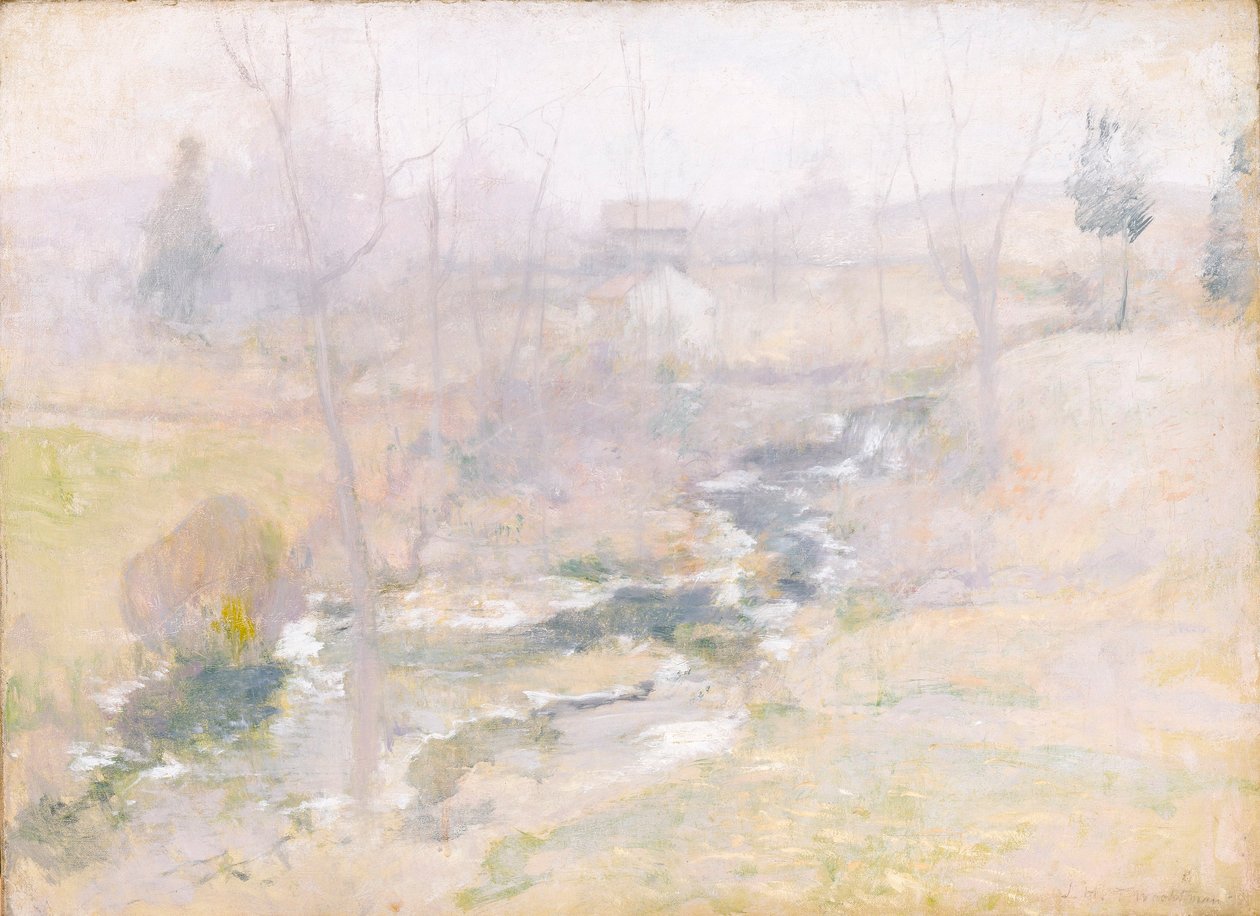 Slutningen af vinteren af John Henry Twachtman