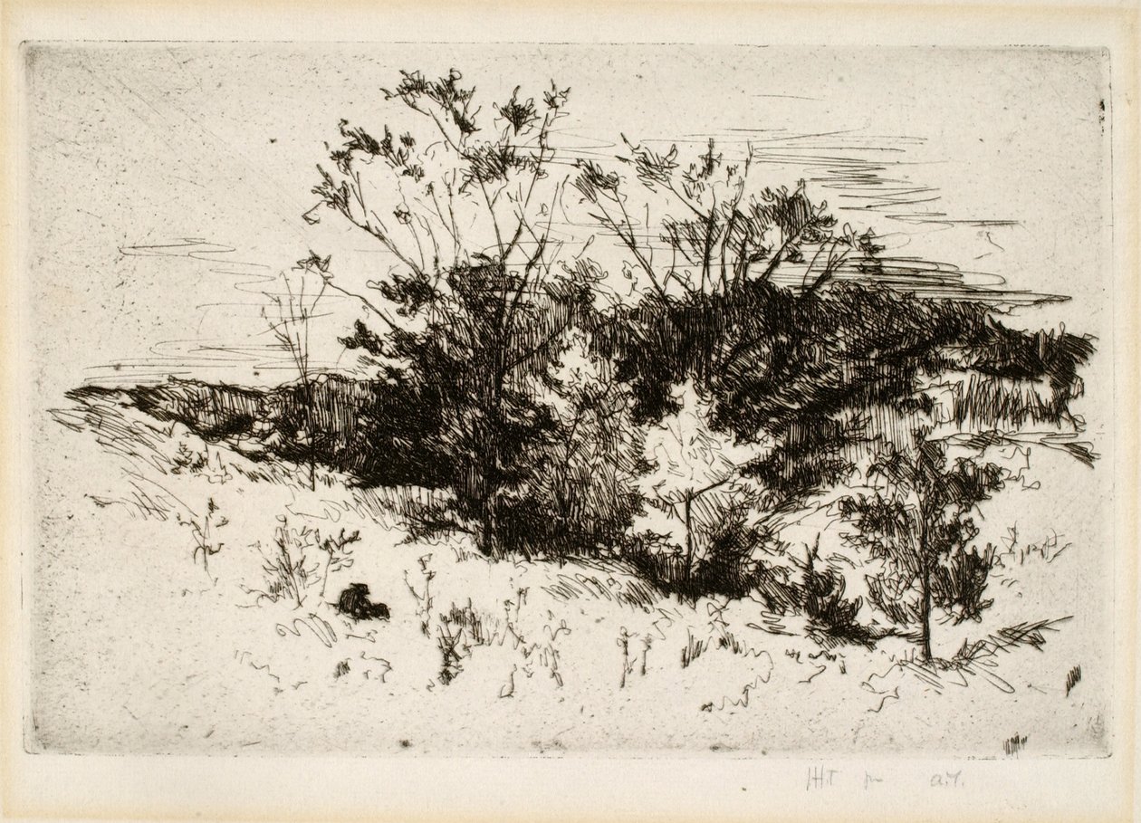 Landskab nær Cincinnati af John Henry Twachtman