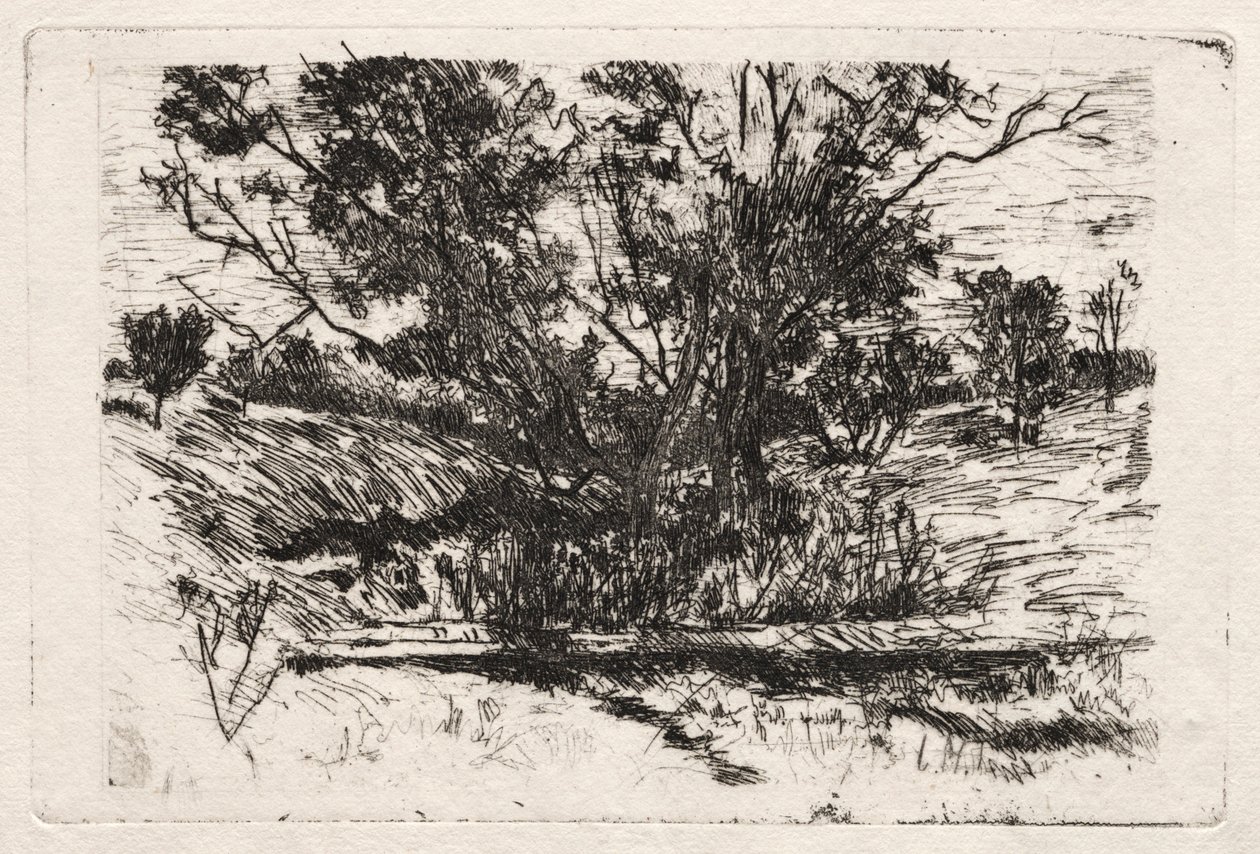 Landskab nær Cincinnati af John Henry Twachtman