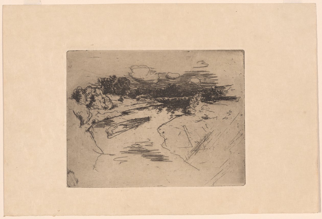 Mill Creek, Cincinnati af John Henry Twachtman