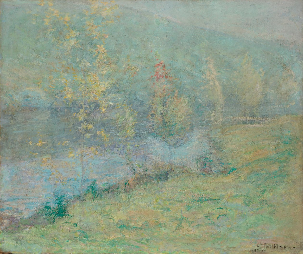 Misty May Morn, 1899. af John Henry Twachtman