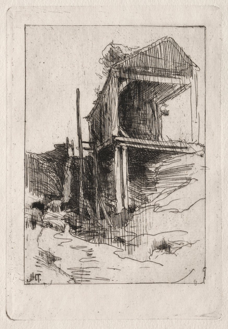 Old Mill, Branchville, Connecticut. af John Henry Twachtman