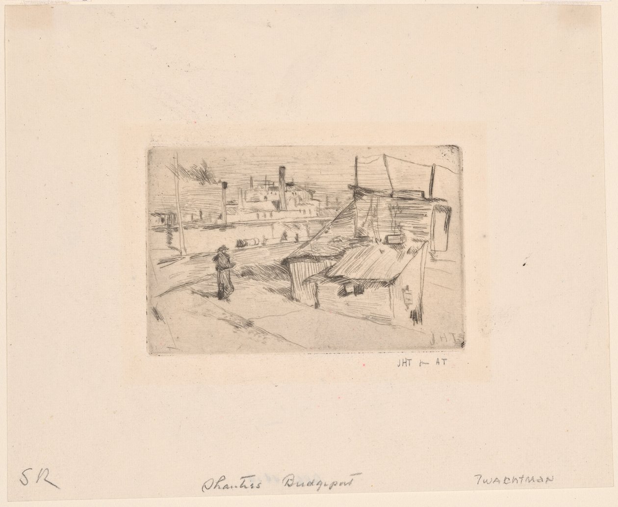 Hytter og fabrikker af John Henry Twachtman