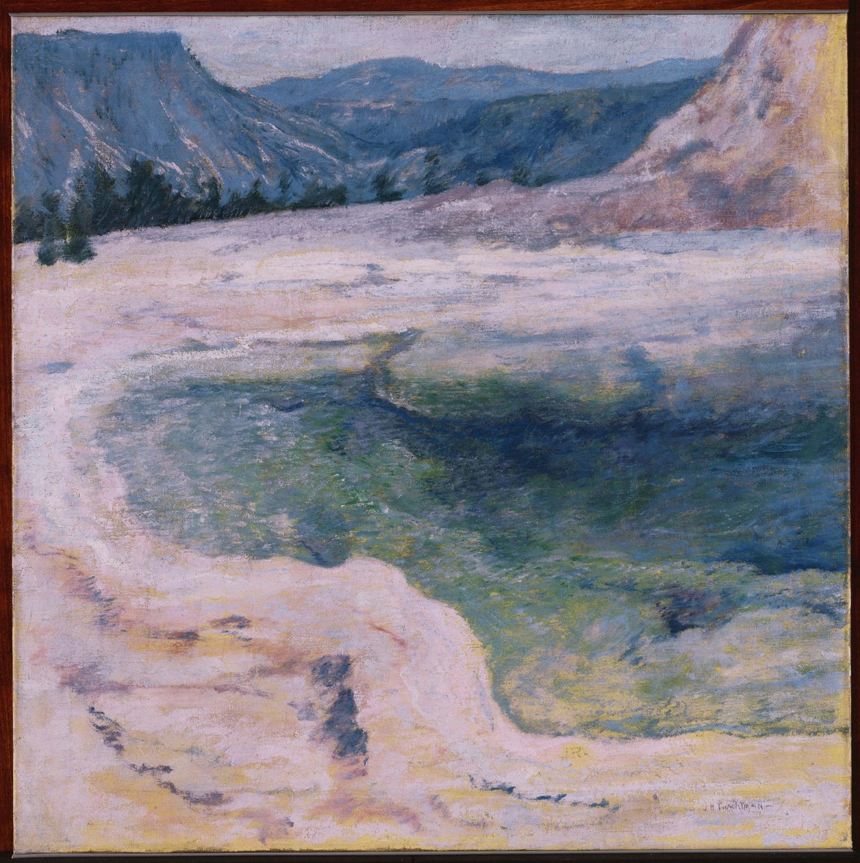 Den smaragdgrønne pool af John Henry Twachtman