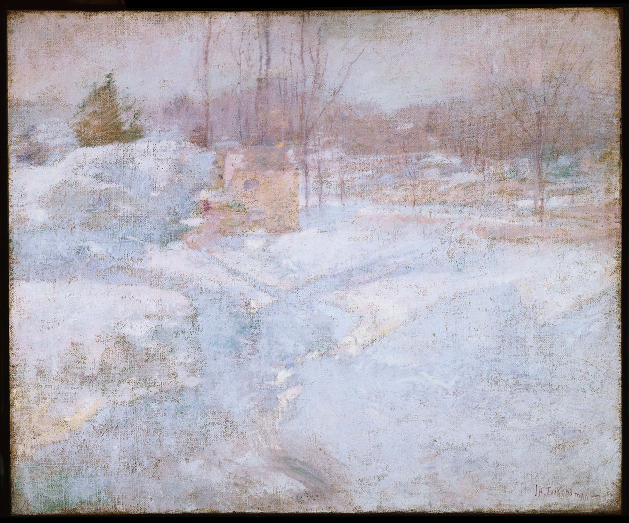 Vinter af John Henry Twachtman