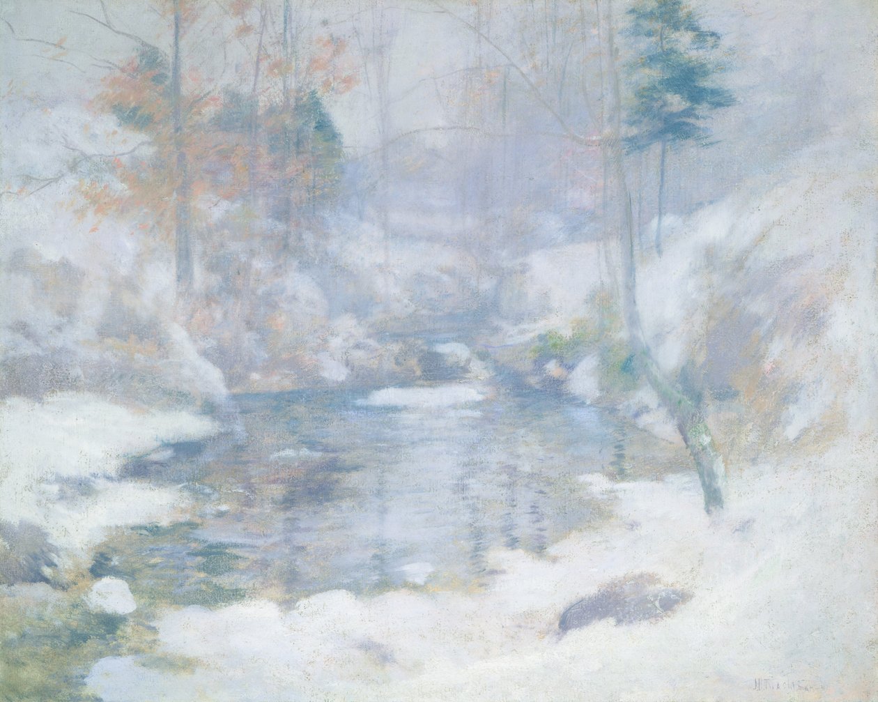 Vinter harmoni af John Henry Twachtman