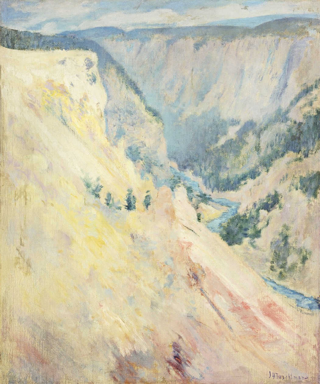 Yellowstone Park, af John Henry Twachtman
