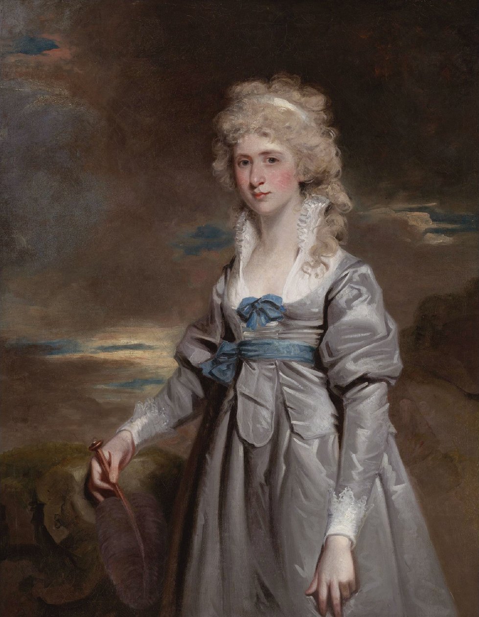 Charlotte Walsingham, Lady Fitzgerald af John Hoppner af John Hoppner