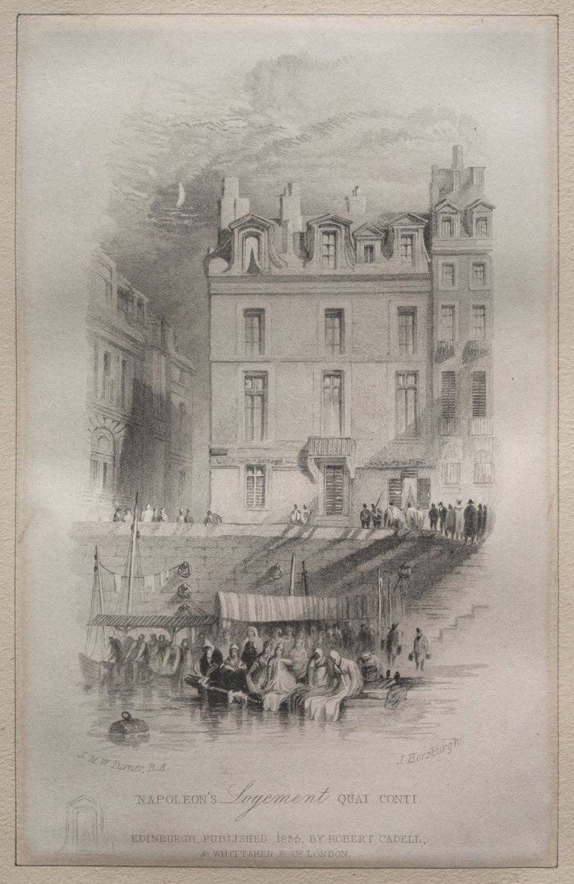 Napoleons Indkvartering, Quai Conti af John Horsburgh