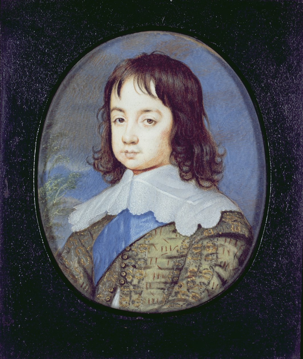 Karl II (som barn), c.1640 af John Hoskins