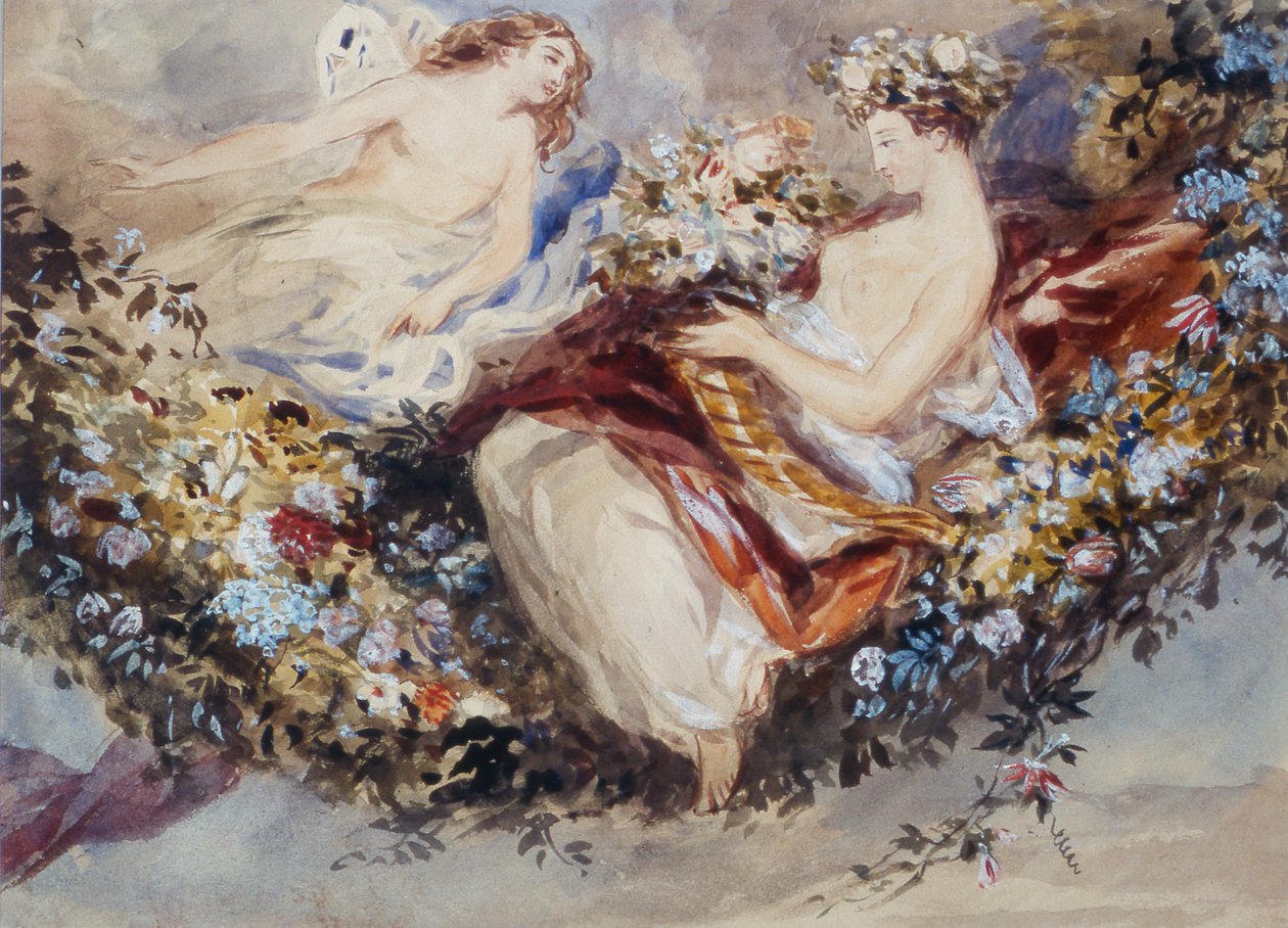 Flora og Zephyr af John James Chalon