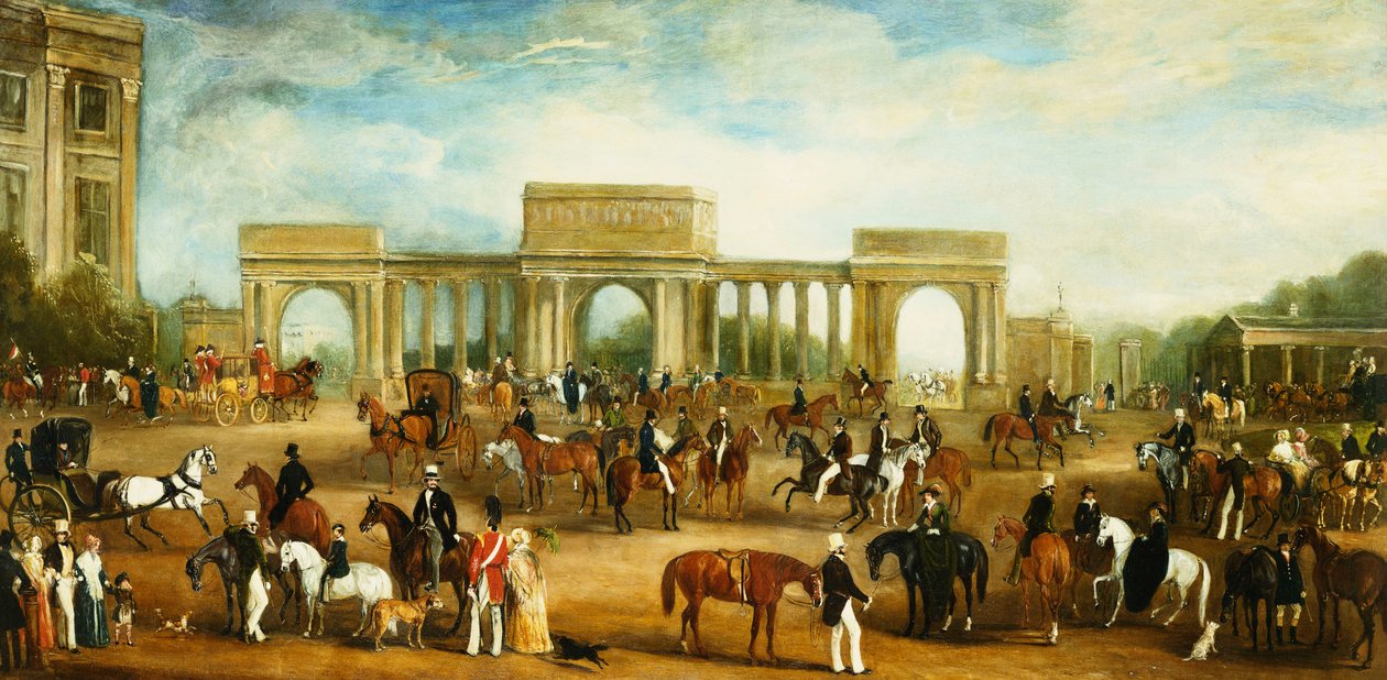 Hyde Park Corner, af John Jnr. Ferneley