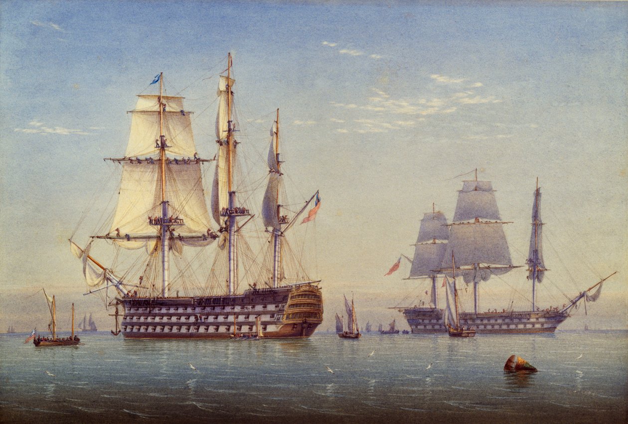 Linjens skibe, 1825-1840 af John Joy
