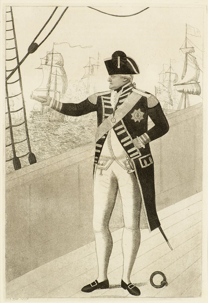 Admiral Duncan på Quarter Deck af John Kay