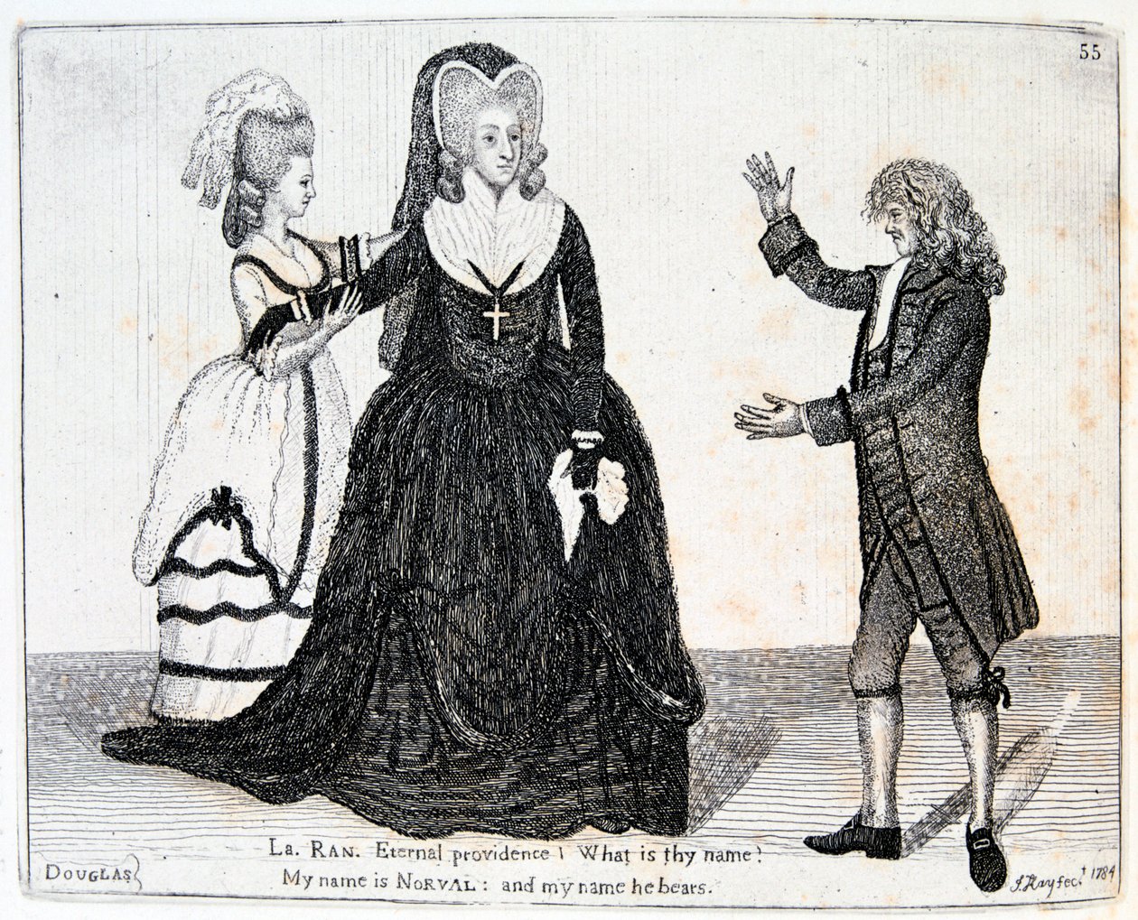 Sarah Siddons, engelsk skuespillerinde, 1784. af John Kay
