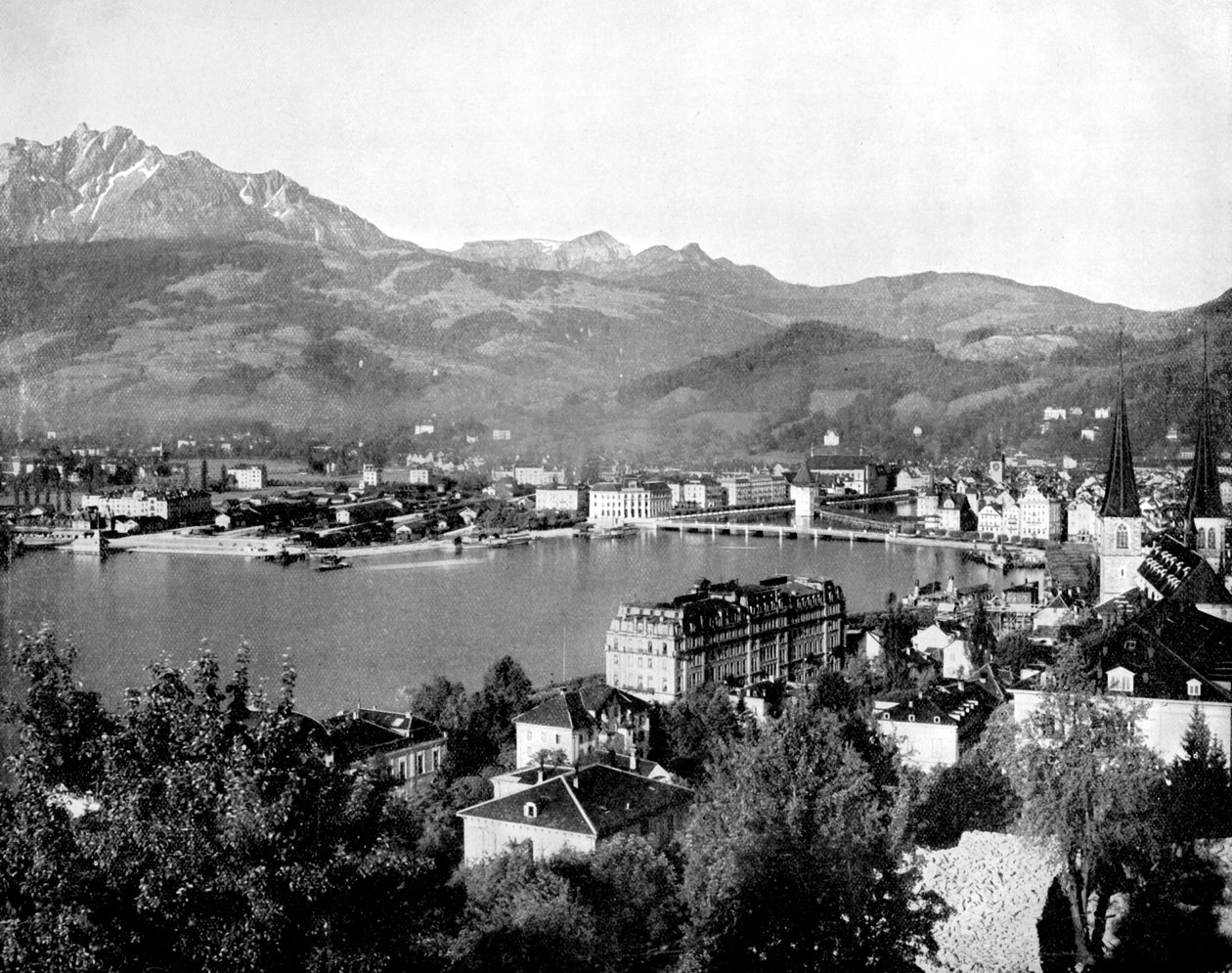Luzern, Schweiz, 1893. af John L. Stoddard
