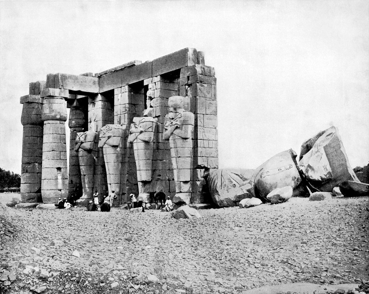 Ruiner, Theben, Egypten, 1893. af John L. Stoddard