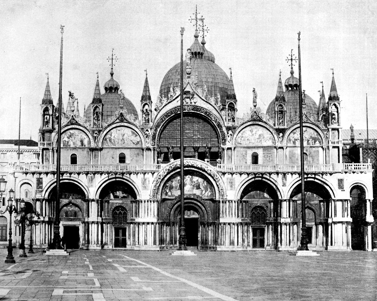 St Marks, Venedig, Italien, 1893. af John L. Stoddard