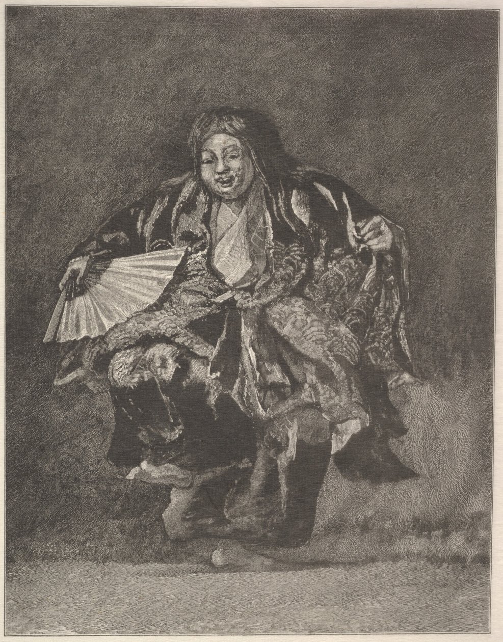 Noh Dancer, ca. 1886. af John La Farge