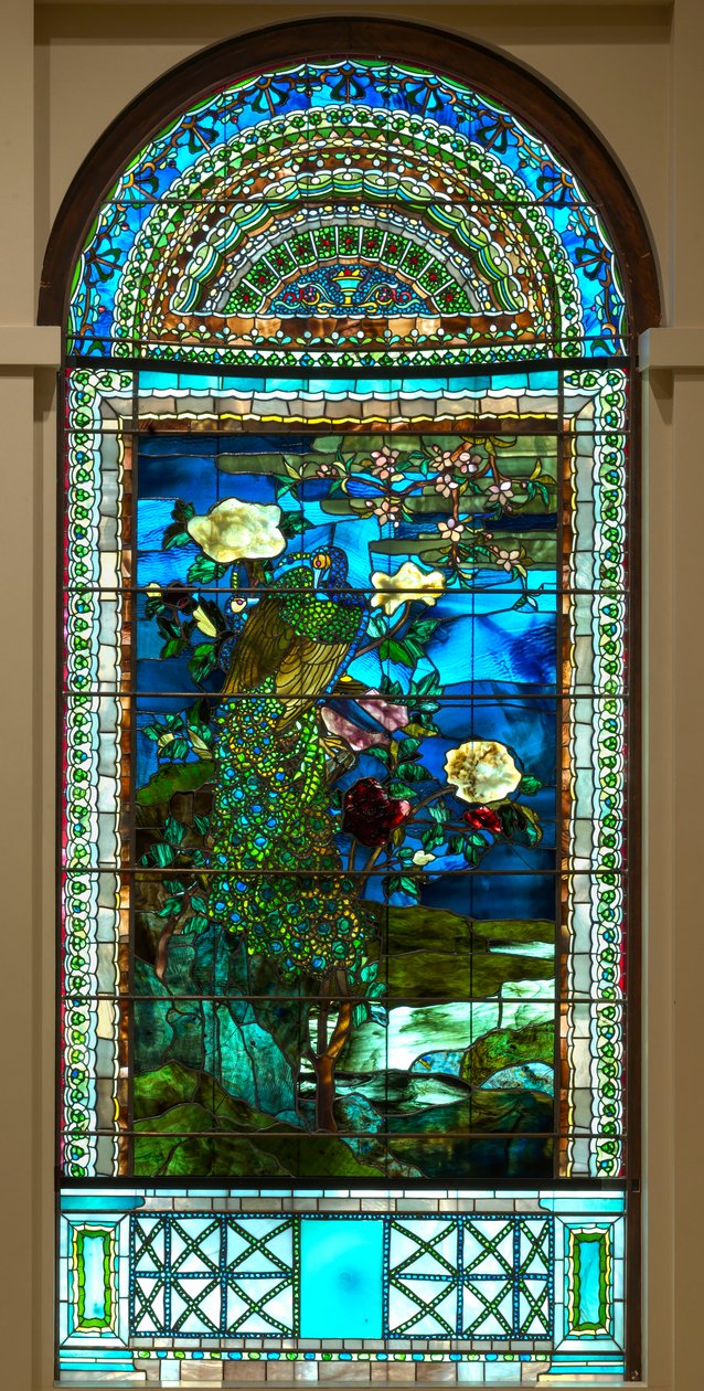 Påfugle og pæoner II af John La Farge