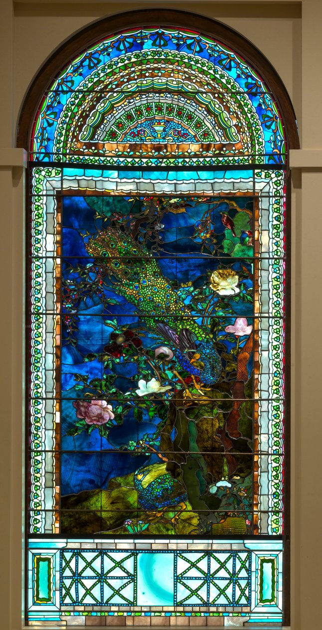 Påfugle og pæoner I af John La Farge