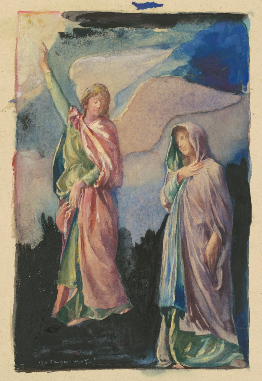 Studer for "Tro" og "Håb" af John La Farge