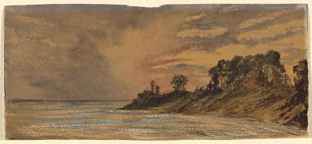 Solnedgang ved Red Spring af John La Farge