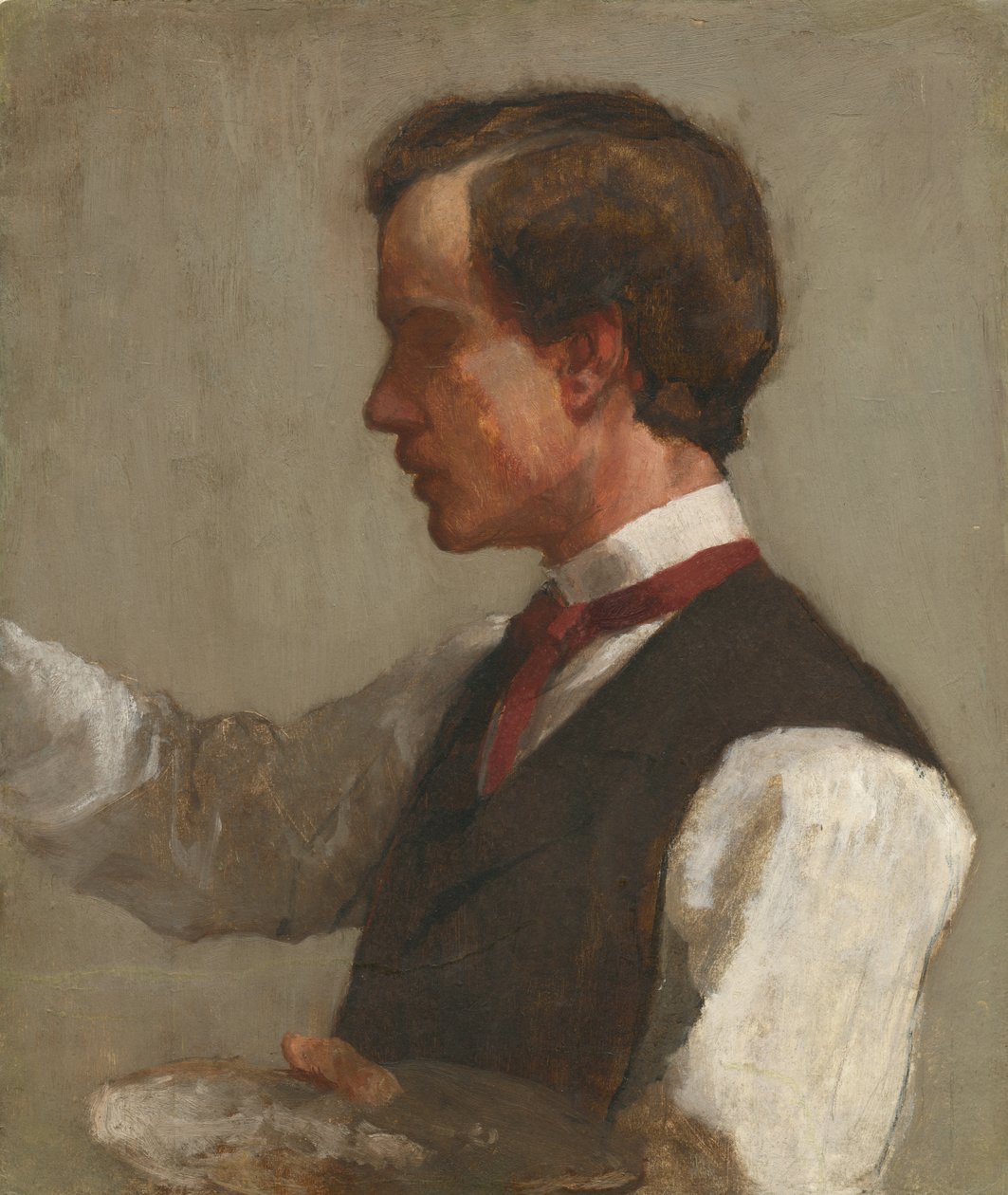 William James, ca. 1859. af John La Farge