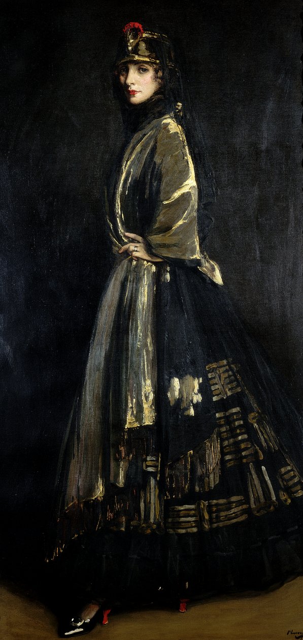 Hassel i sort og guld, 1916 af John Lavery