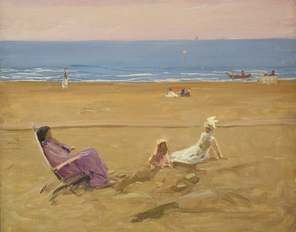 På stranden af John Lavery