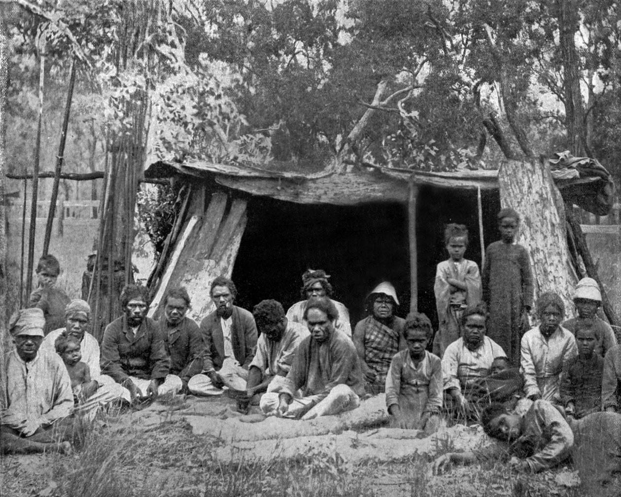 Lokale i Queensland (Australien) (s/h-billede) af John Lawson Stoddard