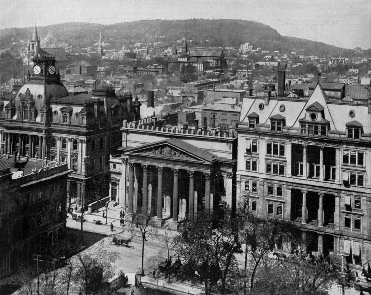 Montreal, Quebec, ca. 1890 (s/h-billede) af John Lawson Stoddard