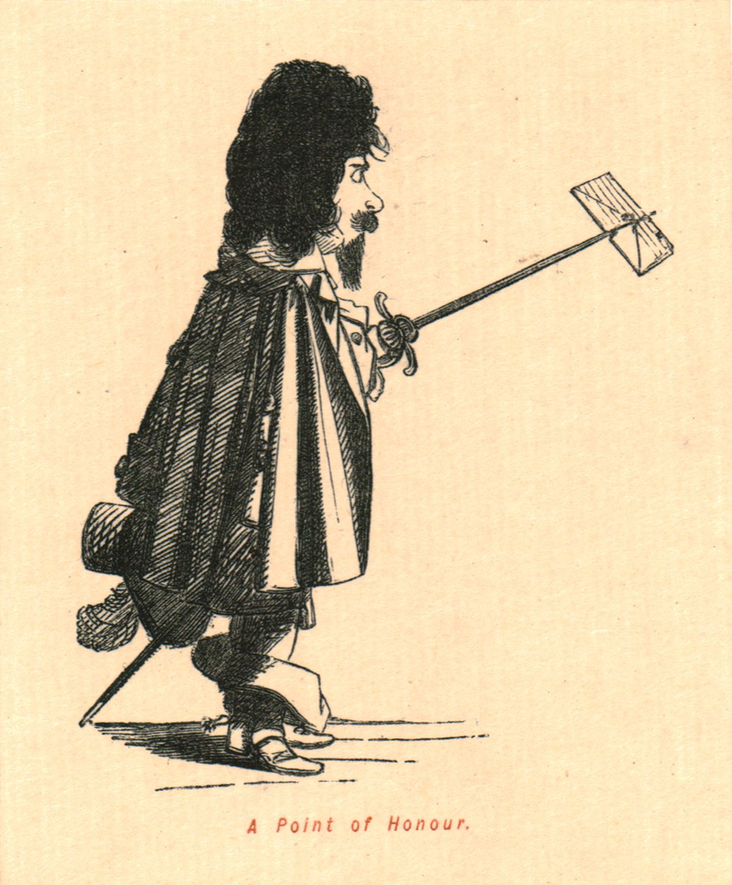 A Point of Honour, 1897. af John Leech