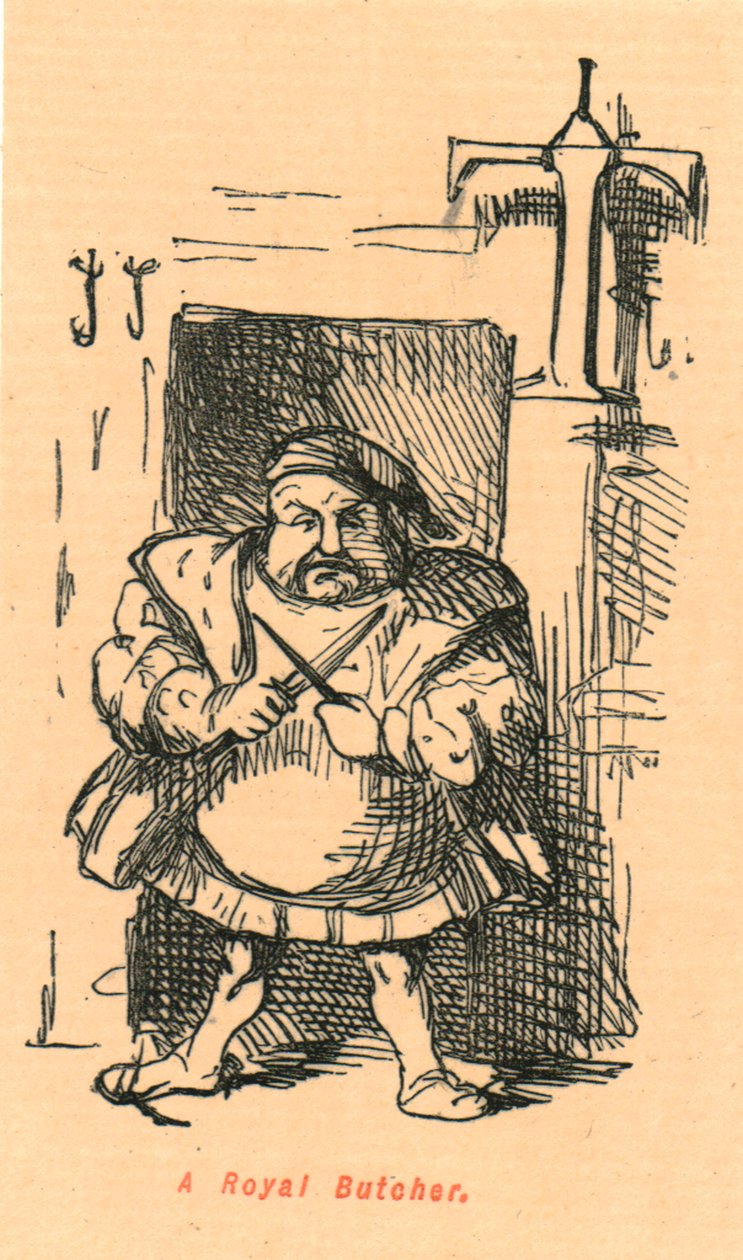En kongelig slagter, 1897. af John Leech