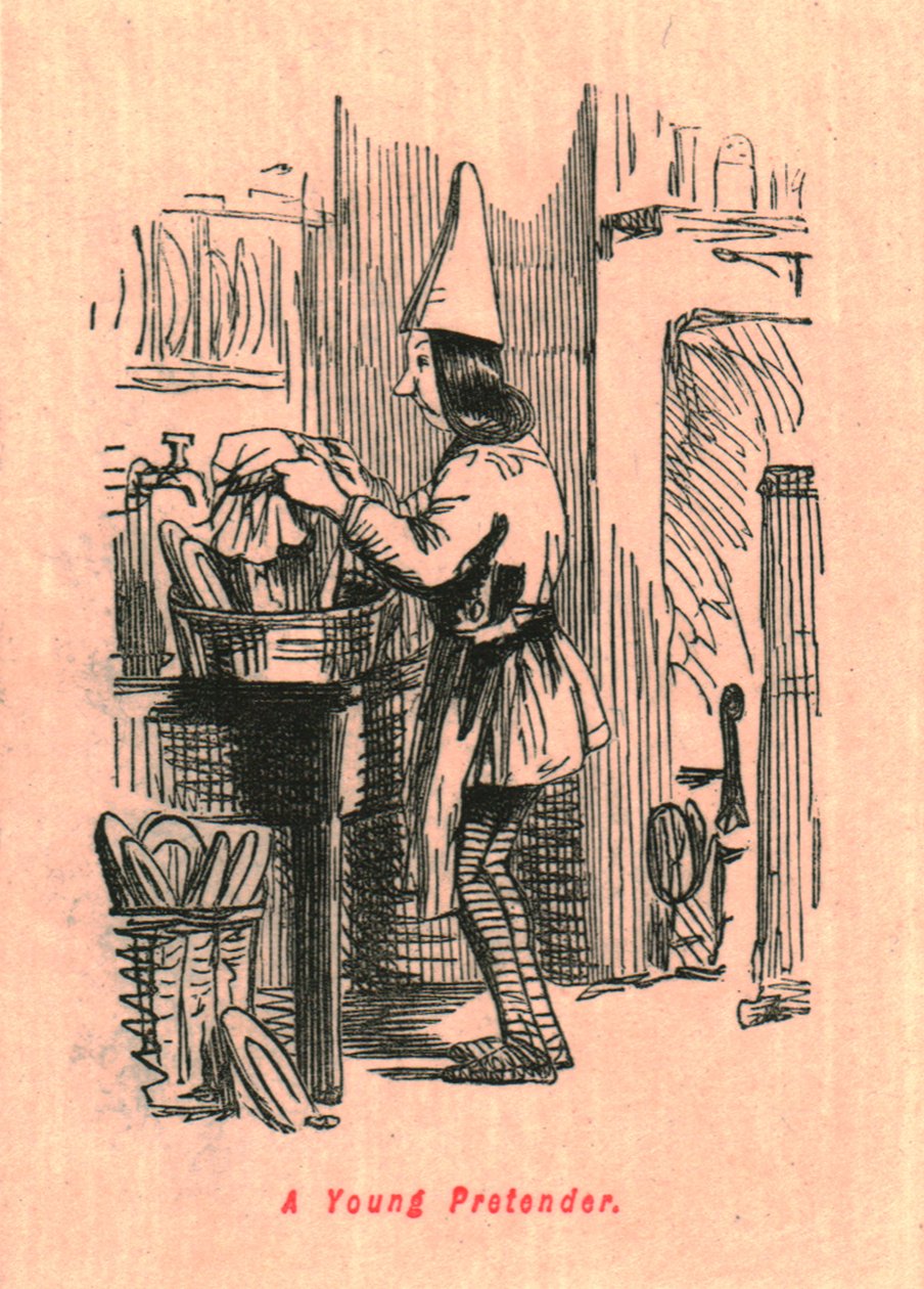 En ung prætender, 1897. af John Leech